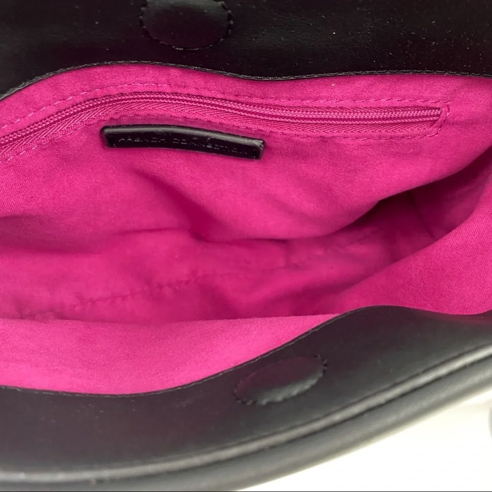 NWT Black French Connection Fringe Handbag - Picture 4 of 7